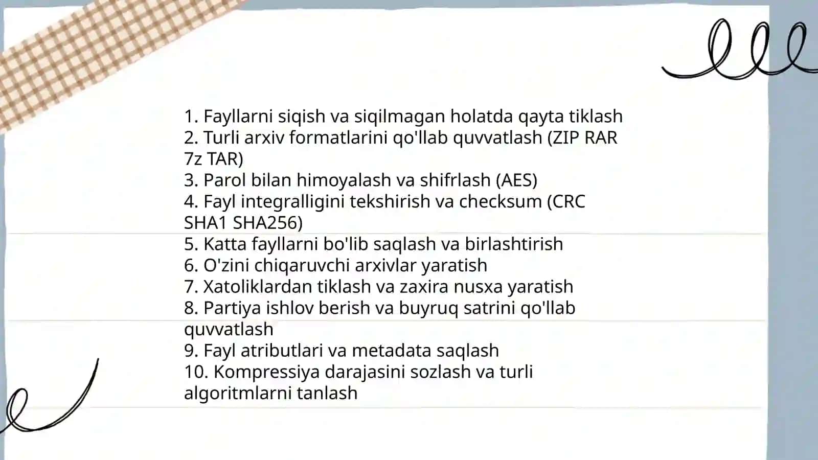 Arxivator dasturlar va ularning ahamiyati 4