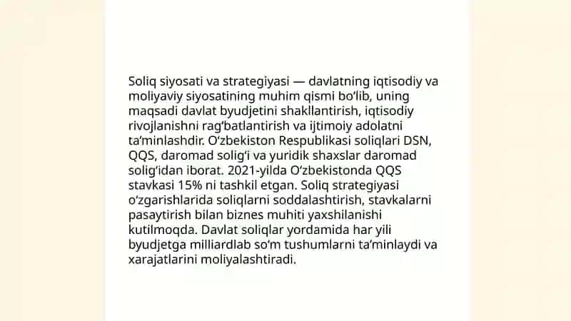 Soliqning vazifalari 4