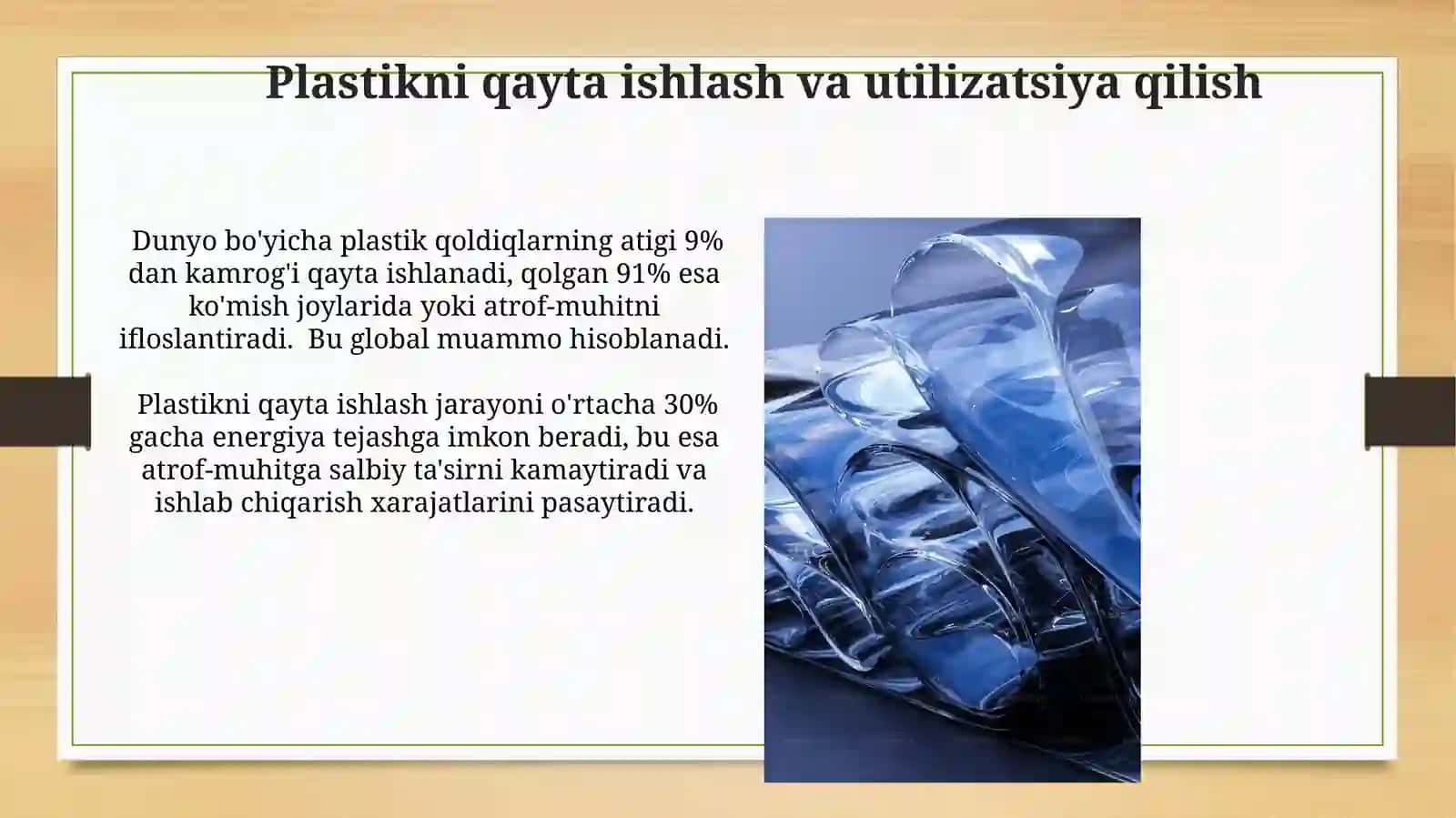 Plastikning atrof-muhitga ta'siri 4