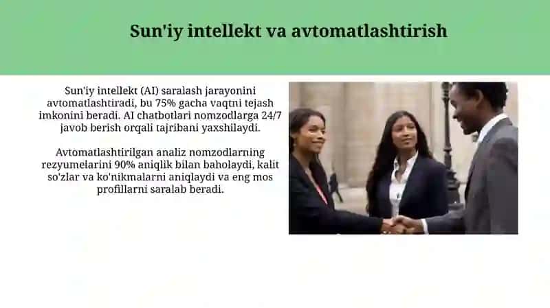 Rekrutmentning zаmonаviy yoʼnаlishlаri 4