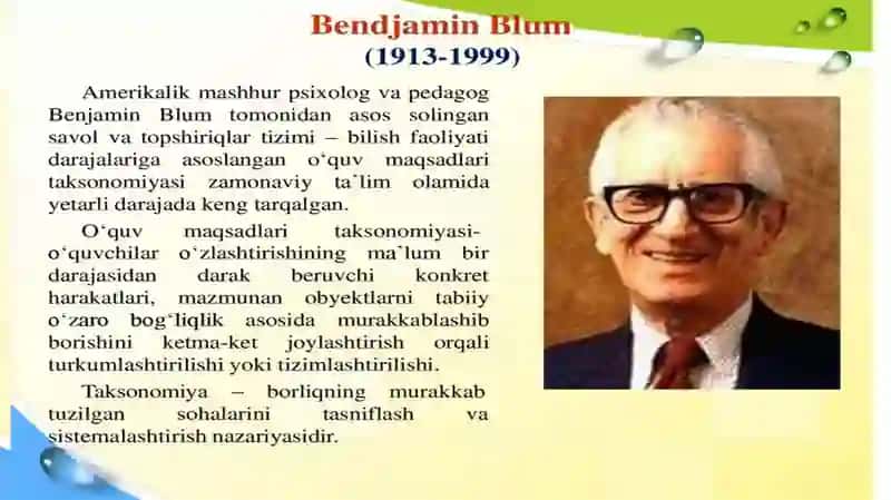 Blum taksonomiyasi va uning adabiyot oʼqitishdagi ahamiyati 4