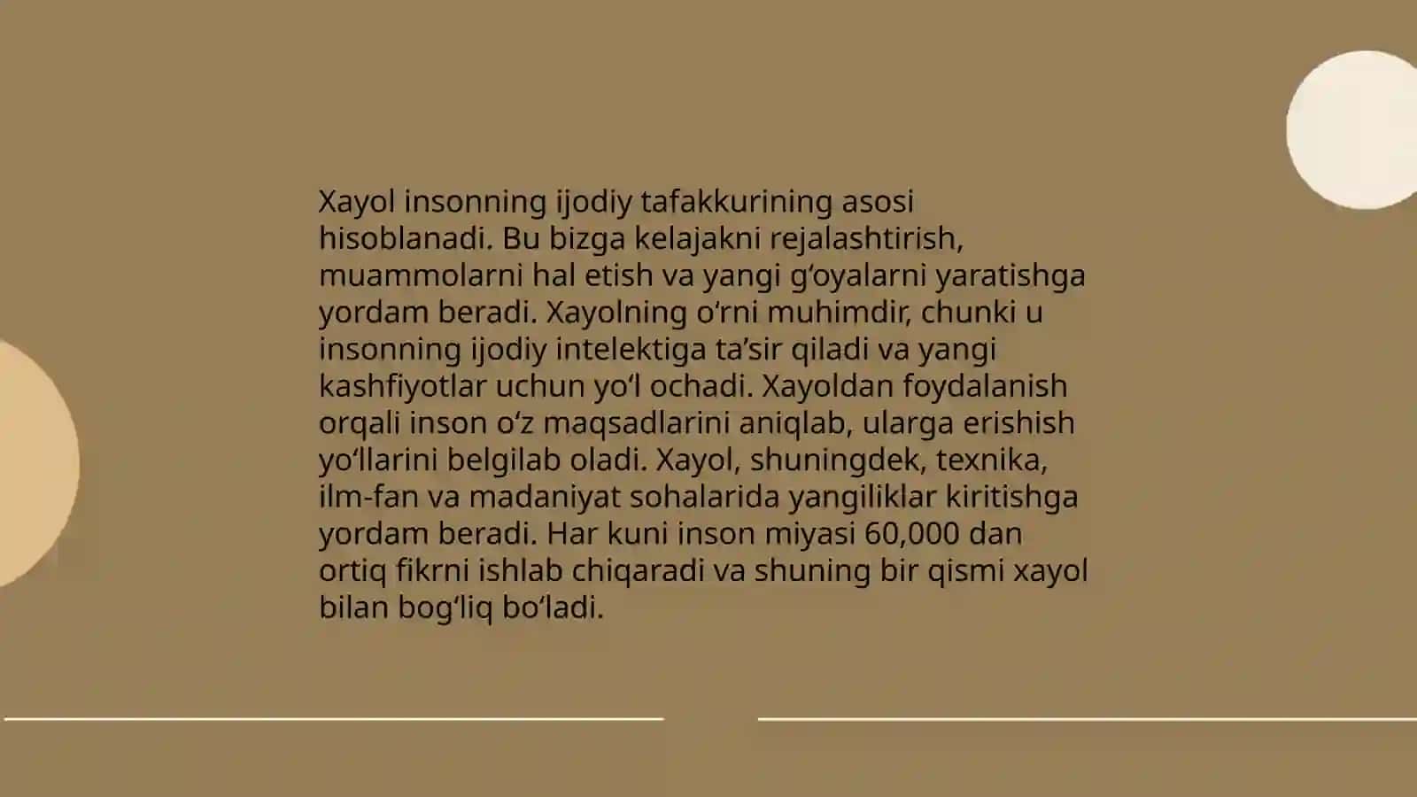Xayol haqida tushuncha 4