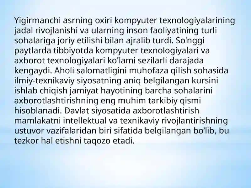 INTERNET TARMOG’IDA FARMOKOLOGIYAGA OID DASTURLAR 4