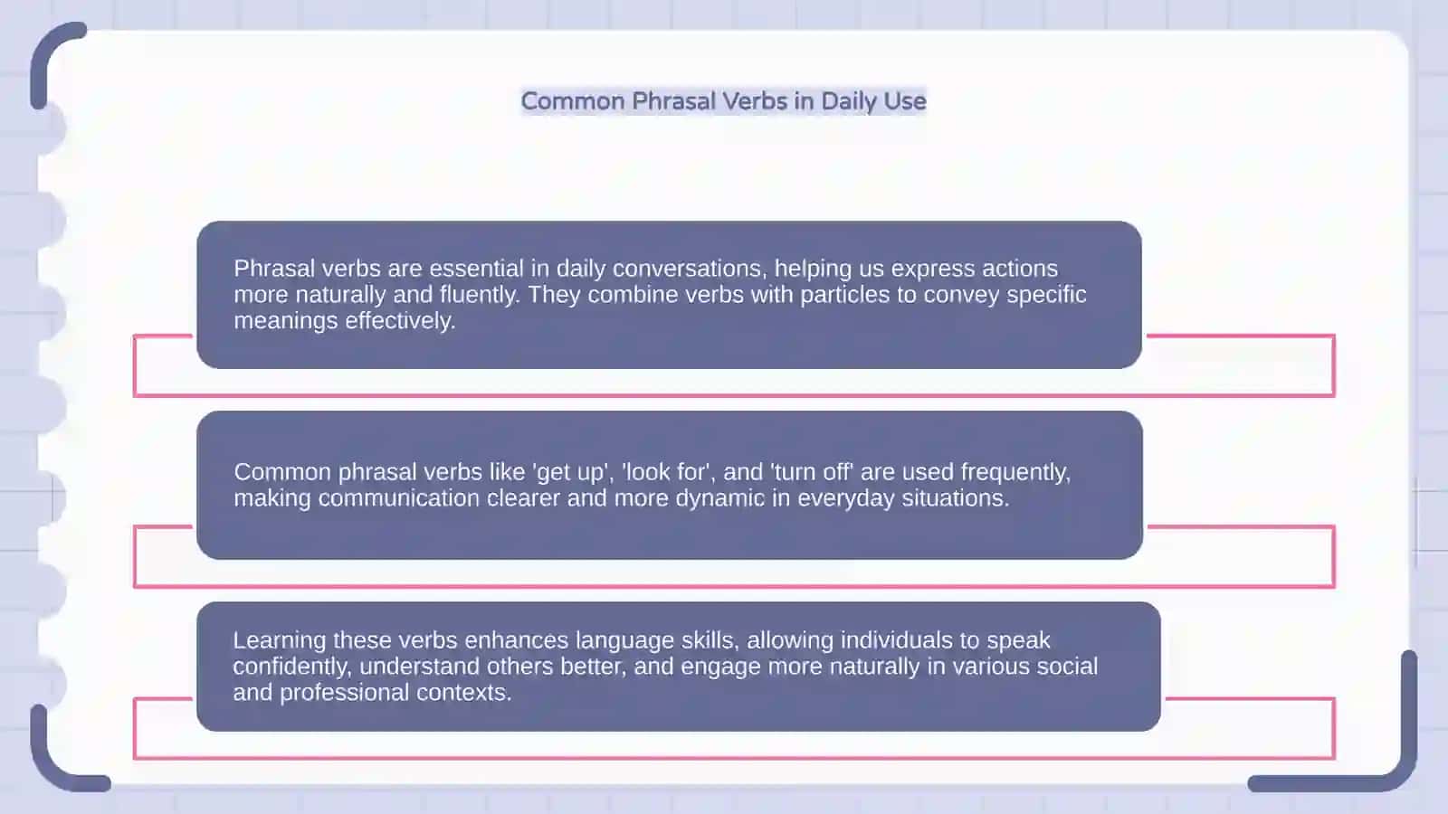 Phrasal verbs 4