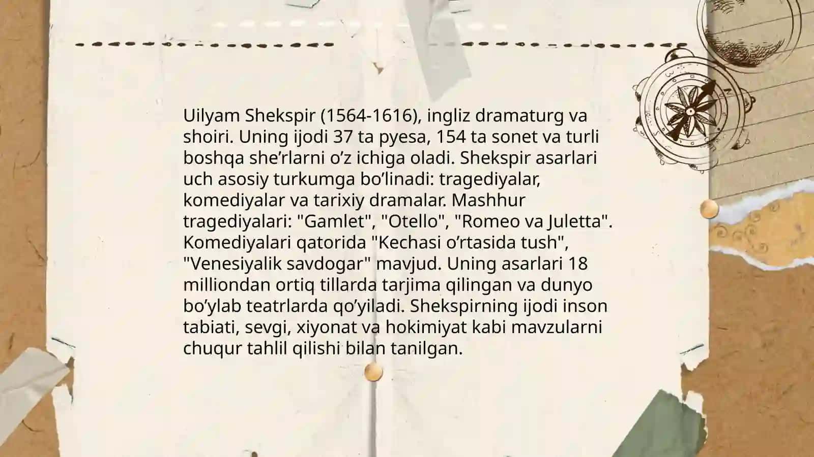 Uilyam Shekspirning asarlari 4