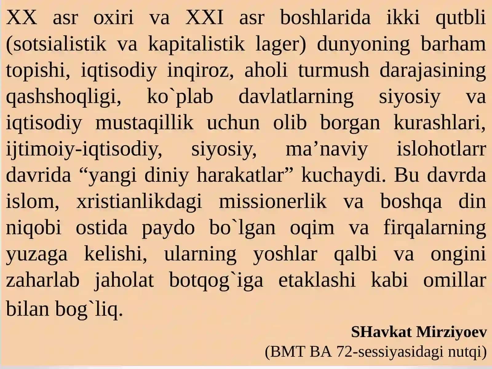 Zamonaviydiniy harakatlar va sektalar 4