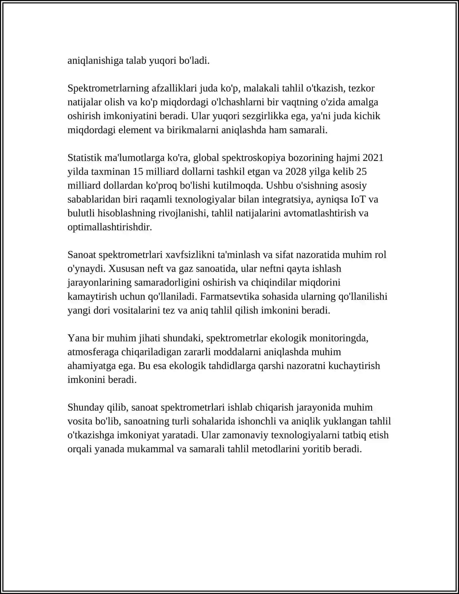 SANOAT SPEKTROMETIRLARI 4