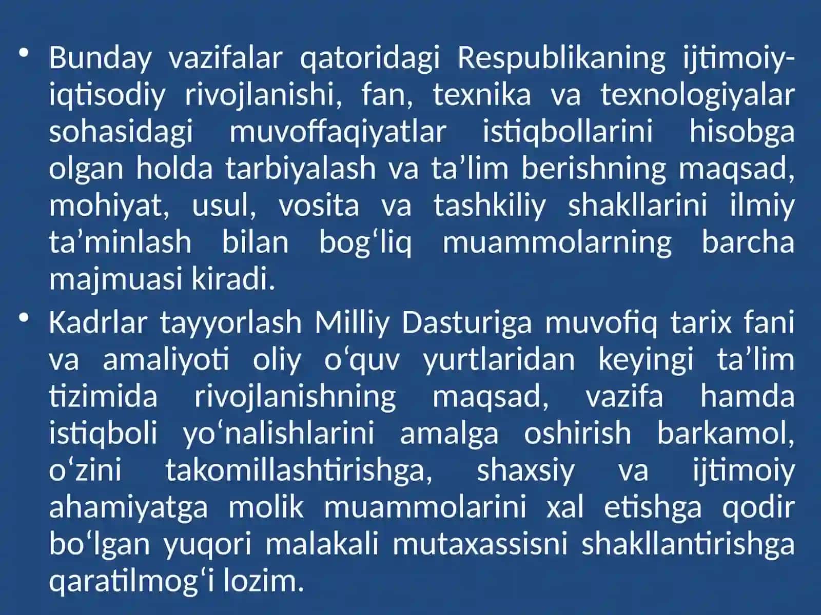 Tarix tizimida mustaqil ishlash metodlari 4