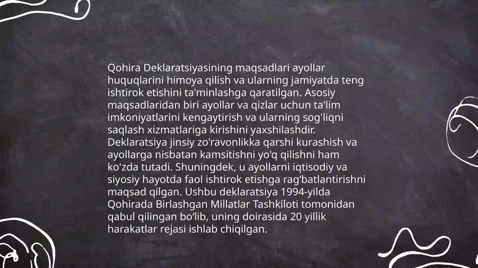 Qohira Deklaratsiyasi 4