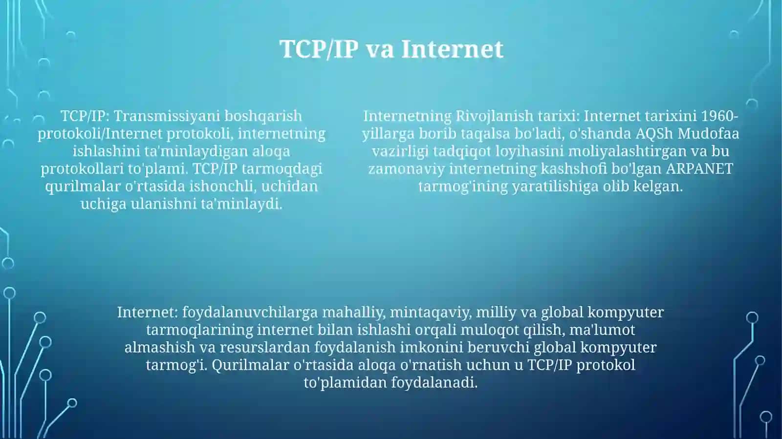 Internetning Rivojlanish Tarixi 4