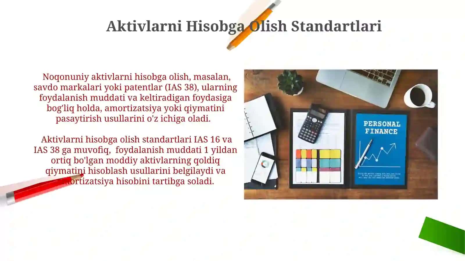 Asosiy vositalar va nomoddiyaktivlarhisobi 4
