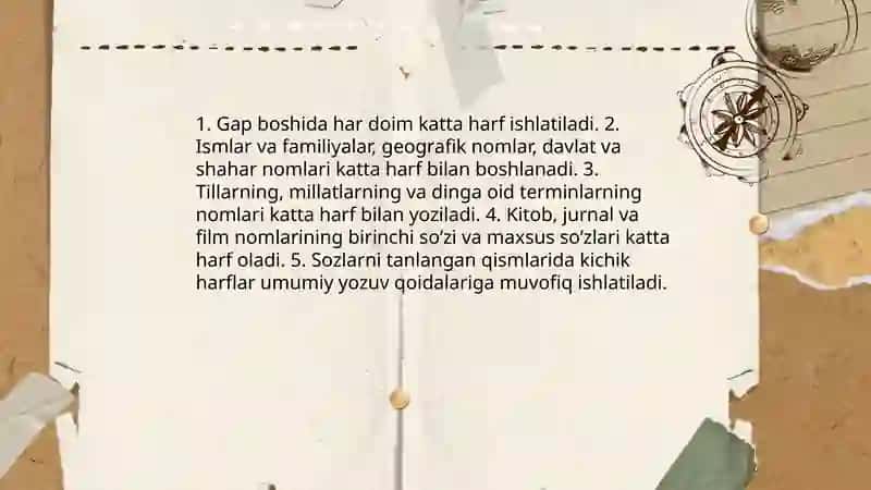 Parol yaratish qoydalari 4