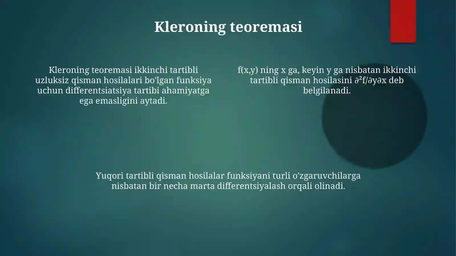 Yuqoritartiblixususiyhosilalar 4