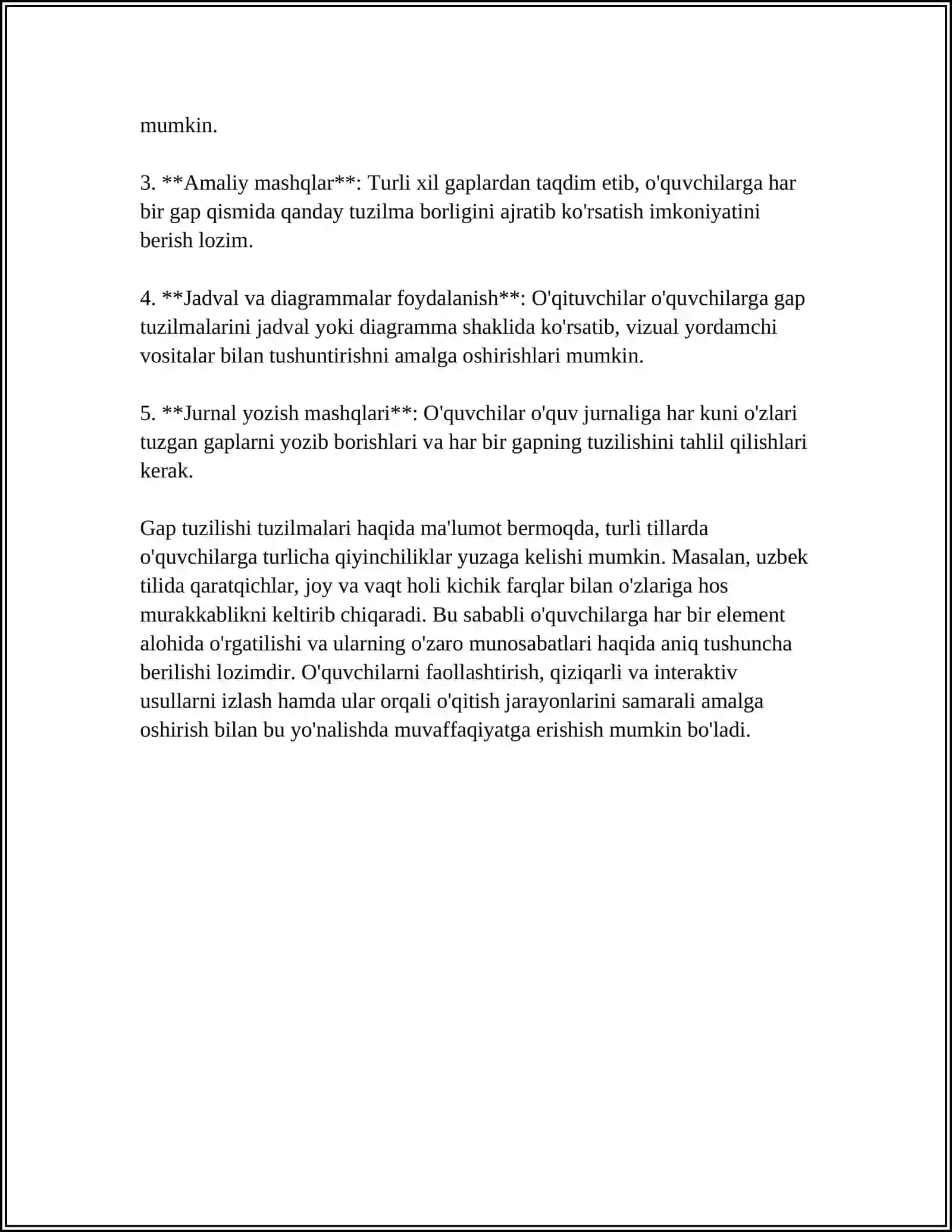 BOSHLANG'ICH SINFLARDA GAP USTIDA ISHLASHDAGI IZCHILLIK 4