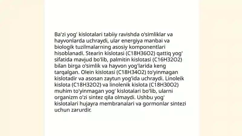 Biologik faol qoʻshimchalar haqida maʼlumot 4