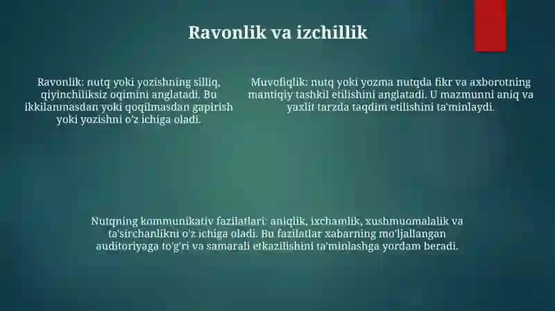 Mutaxassis Nutqining Kommunikativ Sifatlari 4
