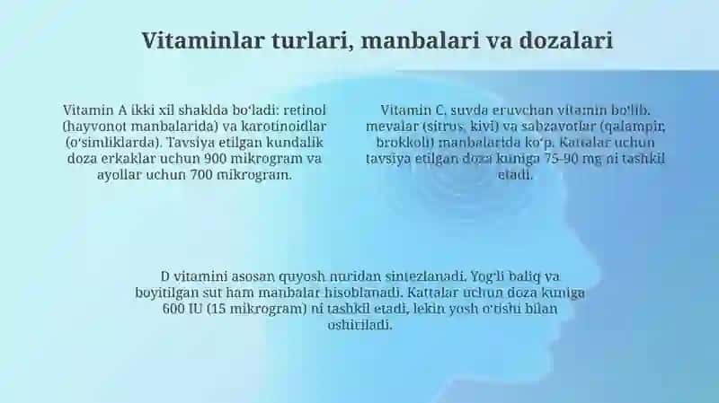 Vitaminlarning foydasi va zarari 4