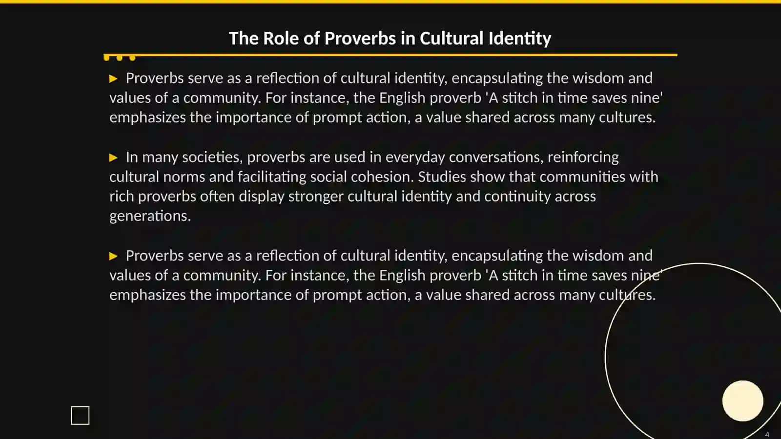 Linguocultural analysis of phraseological units and proverbs 4