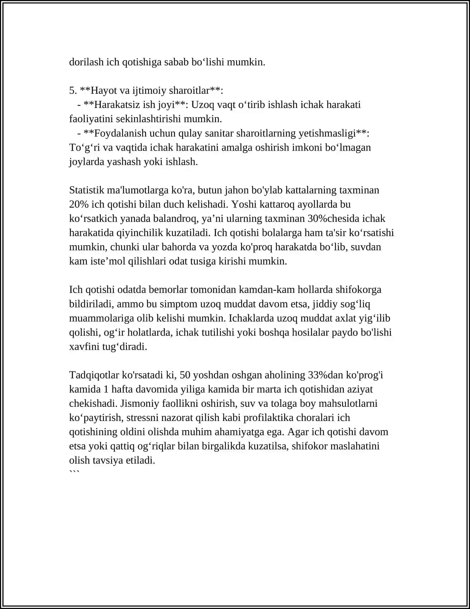 BOLALARDA ICH QOTISHI 4