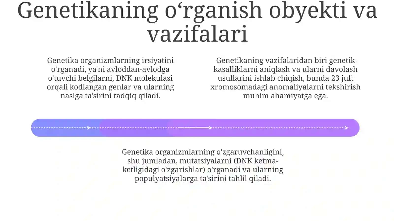Genetika haqida umumiy maʼlumot 4