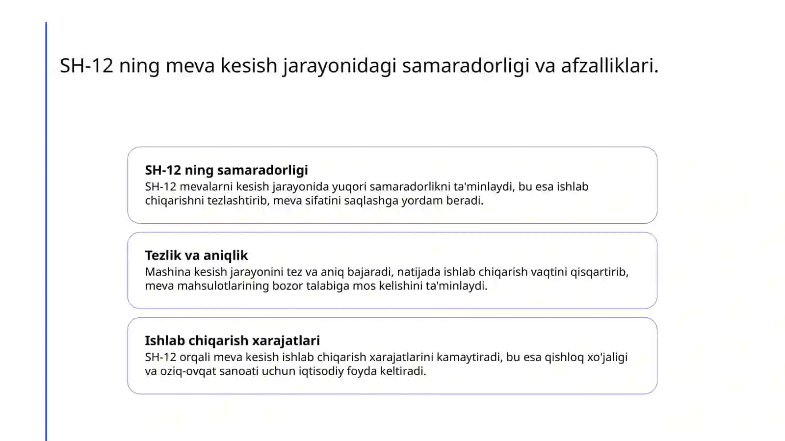 SH-12 mevalarni kesish mashinasi 4