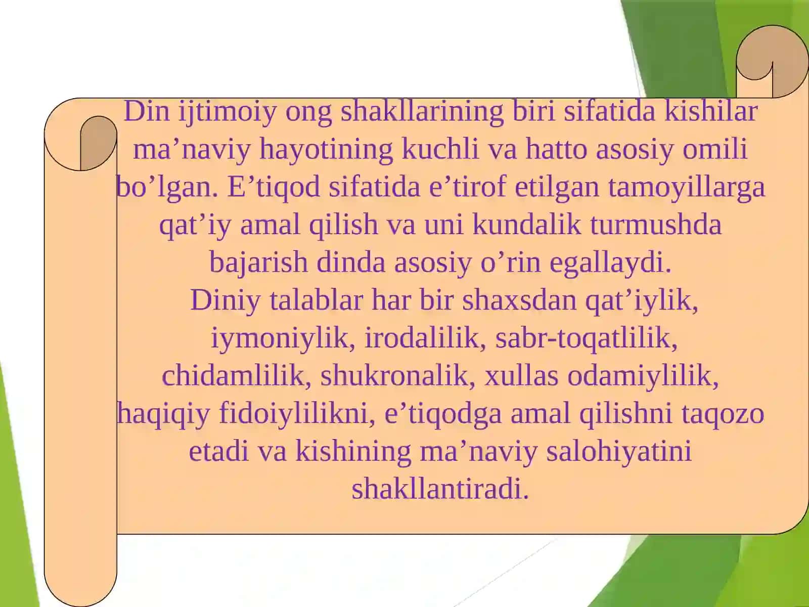 Din madaniyat fenomeni 4