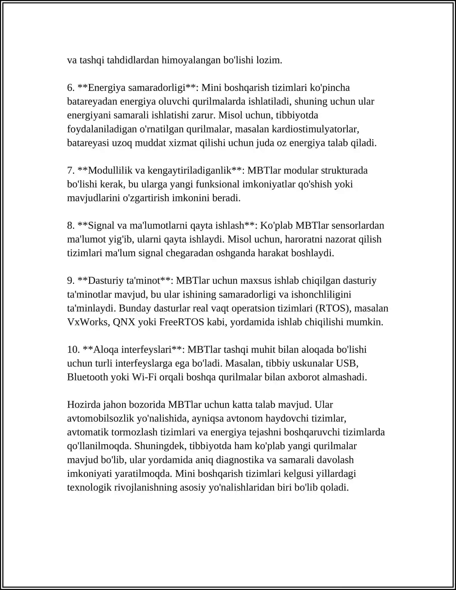 MASOFADAN TURIB MINI BOSHQARISH TIZIMLARI 4