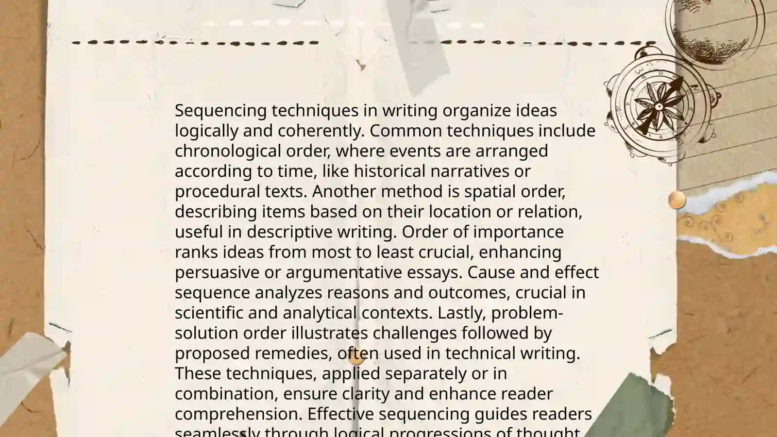 Sequencing of instructions 4