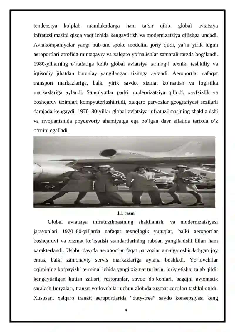 Global aviatsiya infratuzilmasining o'zgarishi 4