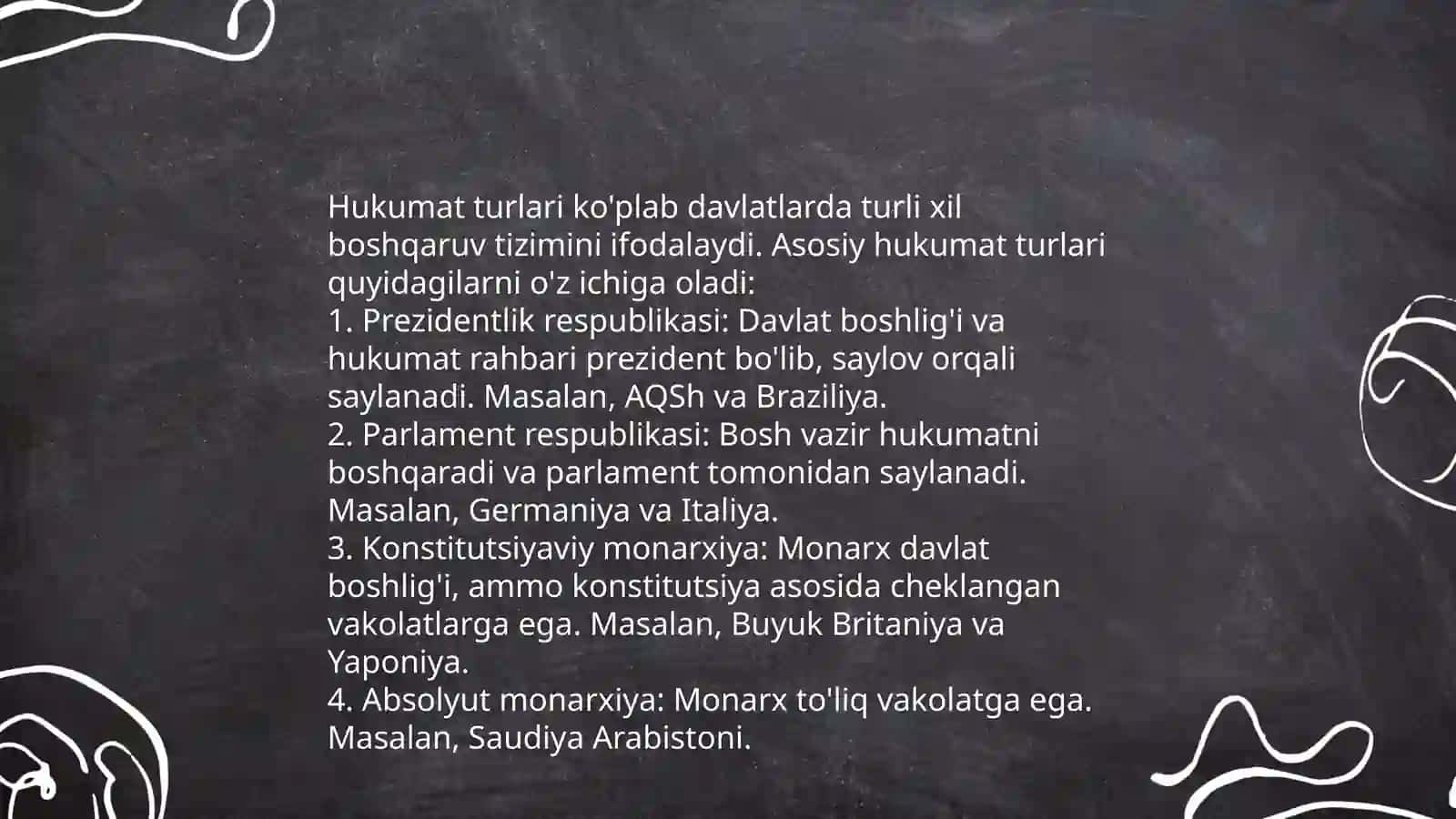 Mamleket tipologiyasi 4