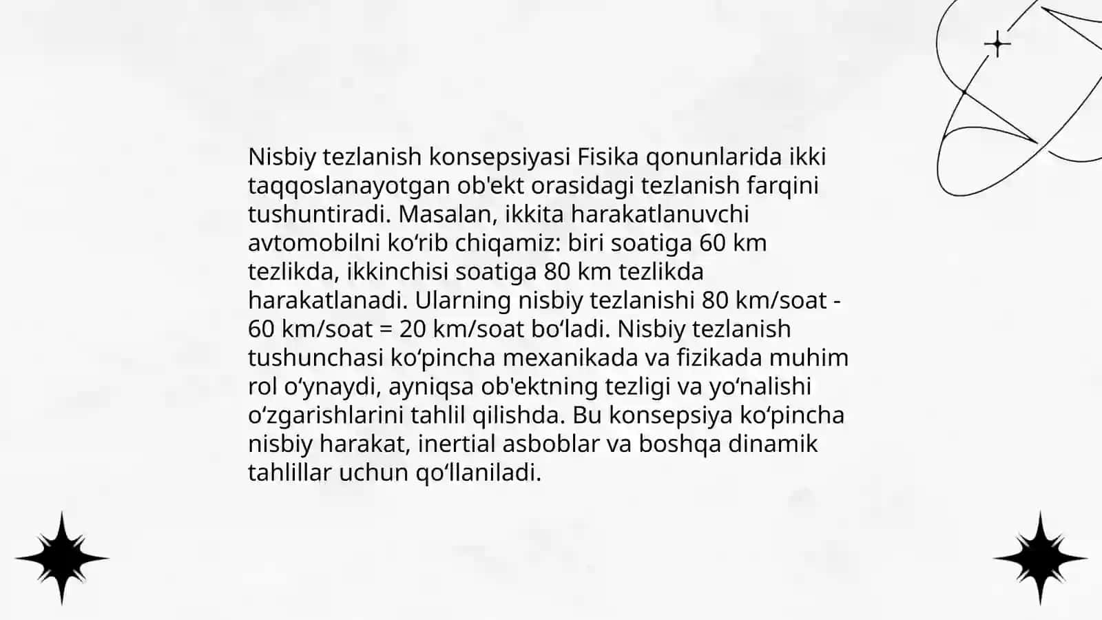 Murakkab Harakatdagi Nuqtaning Tezlanishi 4