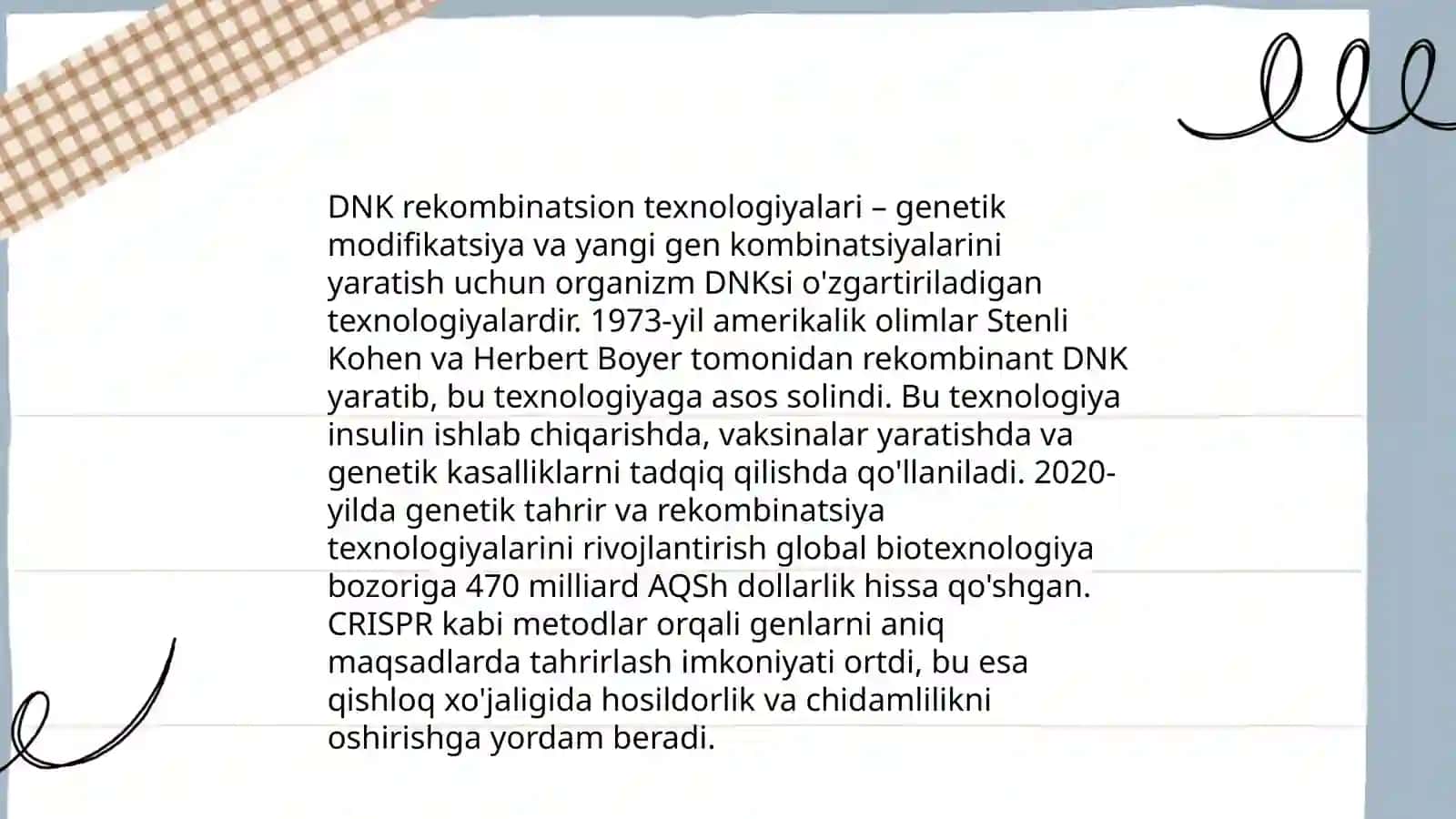 Gen injenerligining moddiy asoslari 4