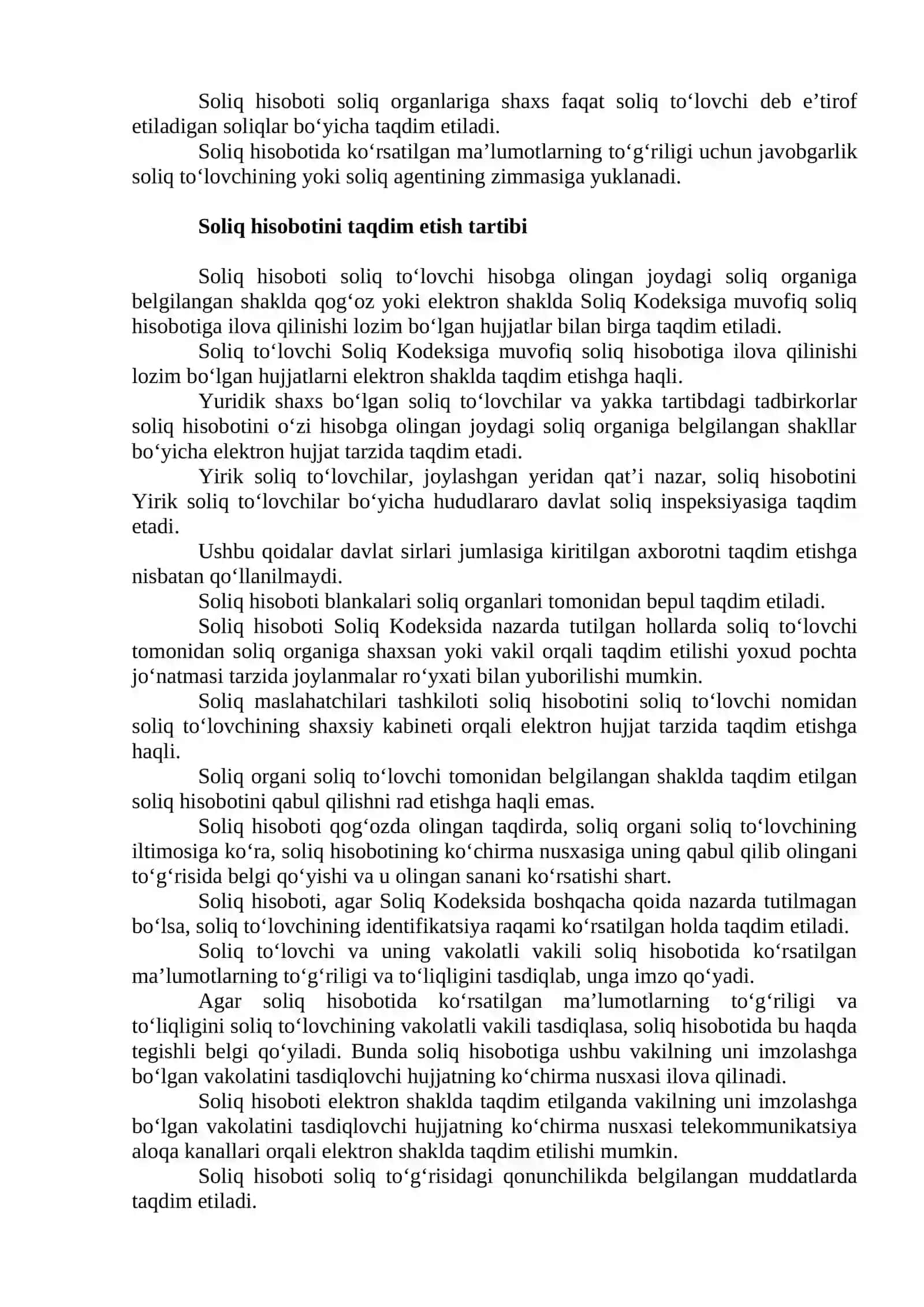 SOLIQ HISOBI VA SOLIQ HISOBOTI 4