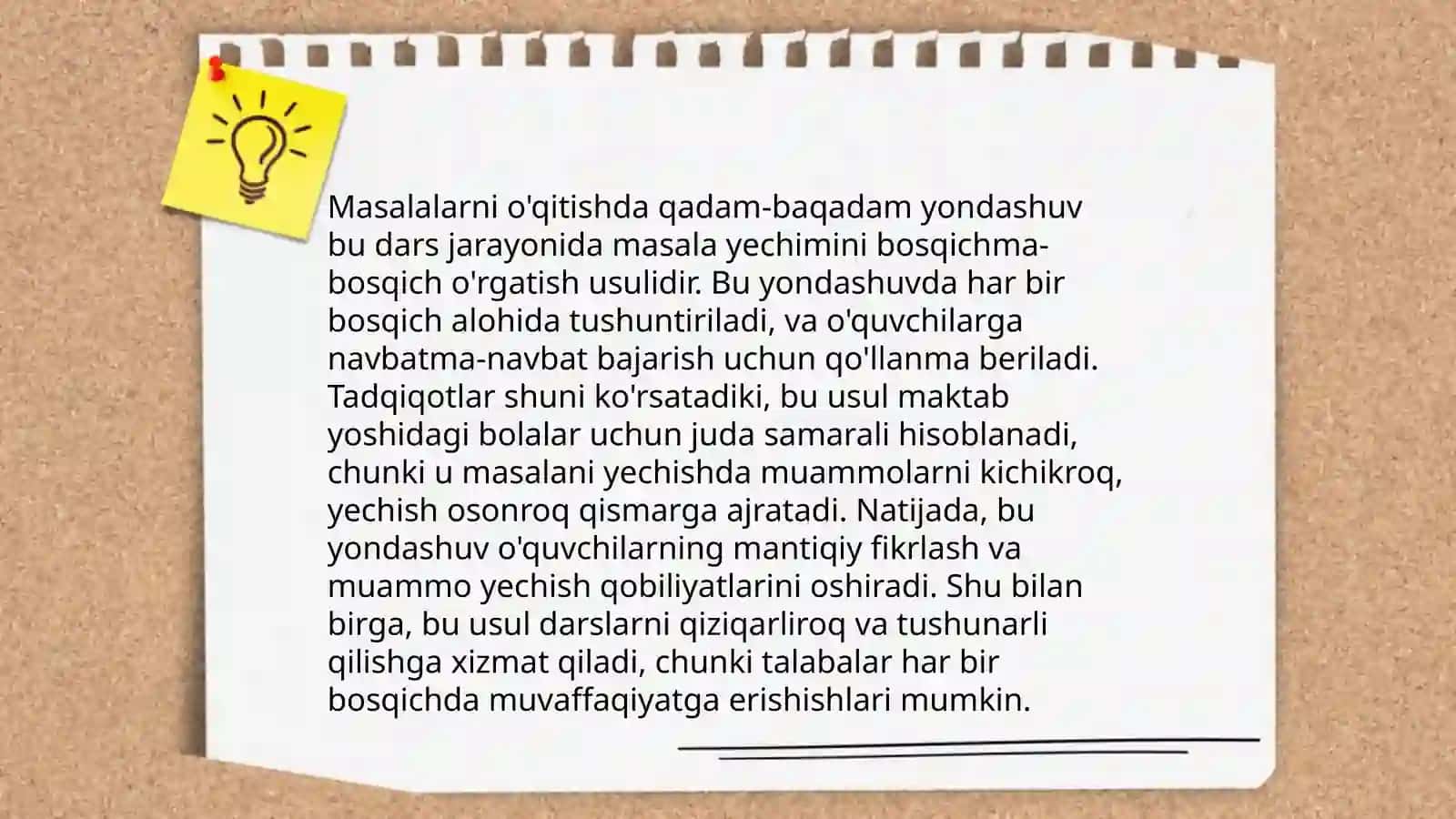 Arifmetik masalalar yechishga o'rgatish metodikasi 4