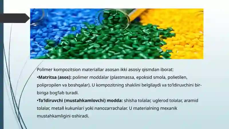 Polimer kompozitsion materiallar kelajagi – yangi istiqbolli qo'llash sohalari 4