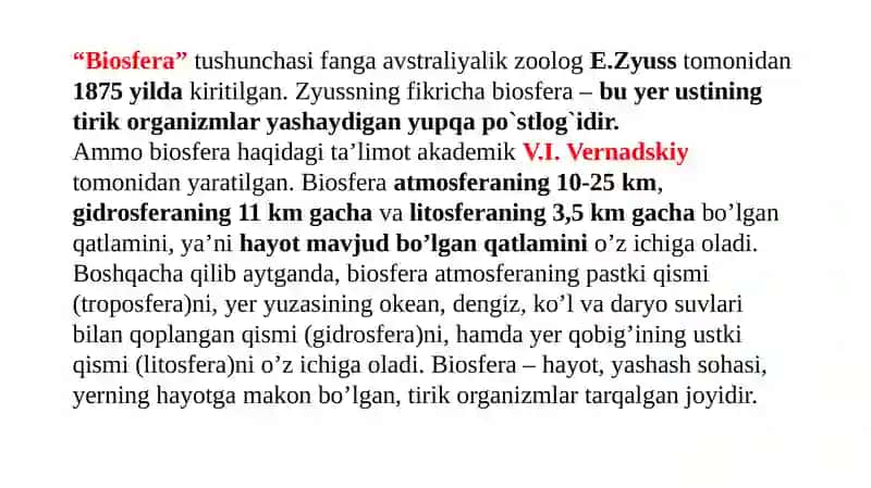 Ekologiya va biosfera 4
