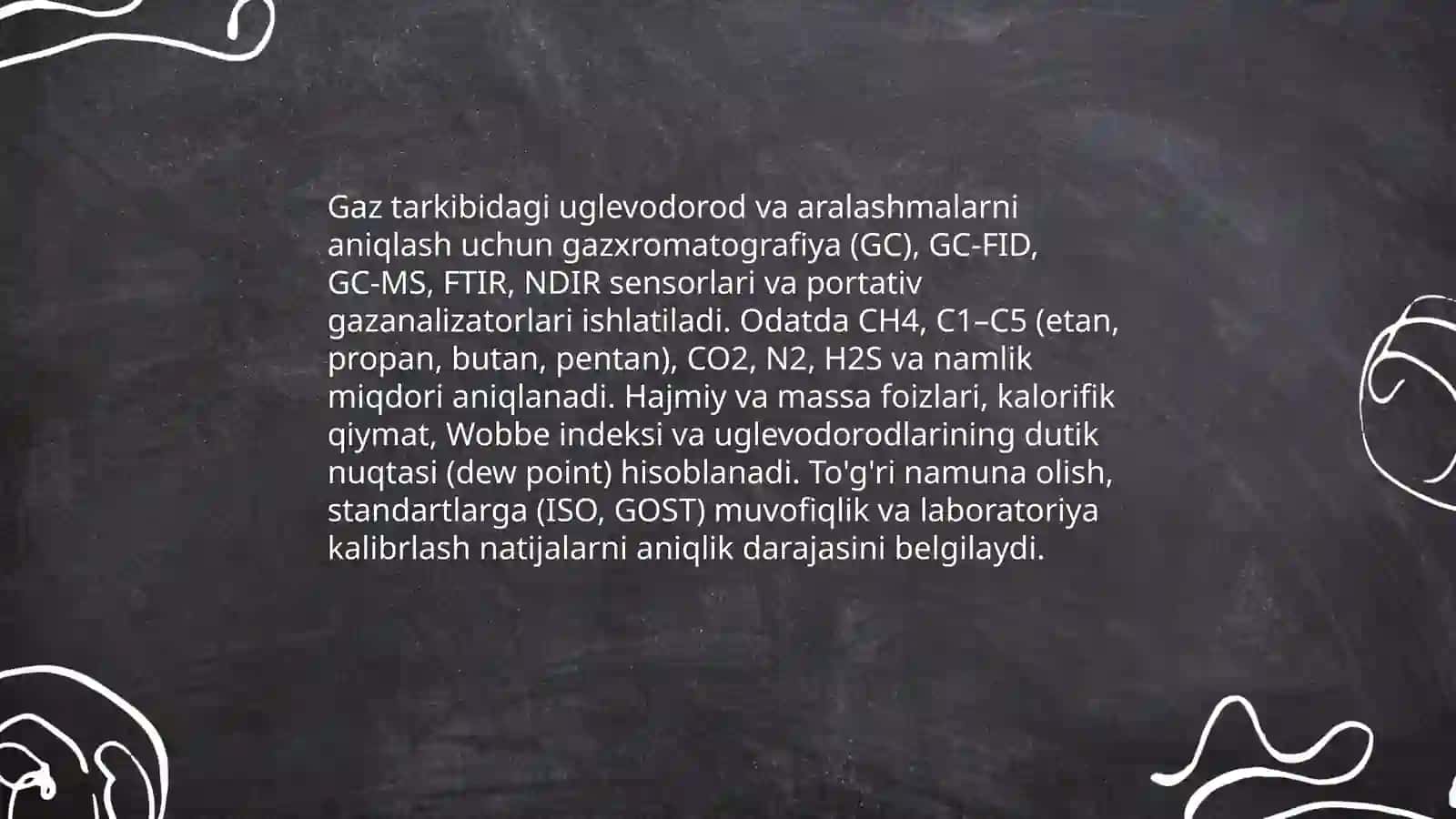 Gazning kaloriya qiymatini o‘lchash usullari 4