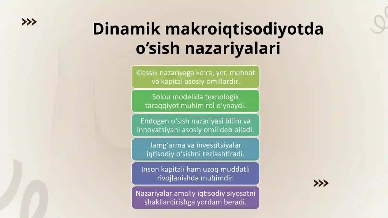 Oʻzbekiston iqtisodiyotining dinamik oʻsish omillari 4