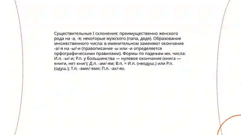 Категория числа существительного 4