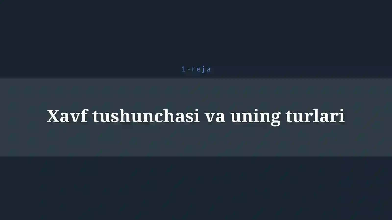 HAYOT FAOLIYATI XAVFSIZLIGINI TAHLIL QILISH 4