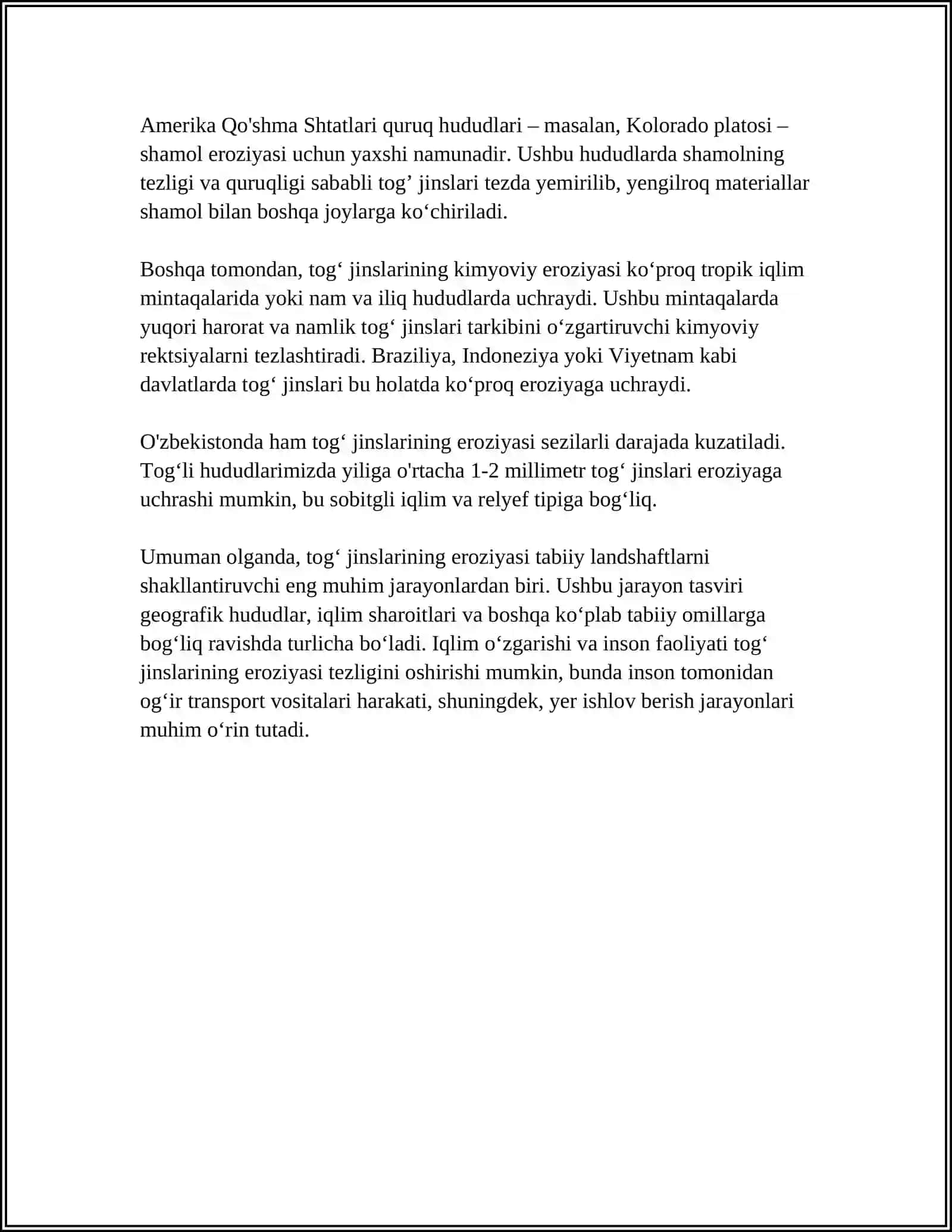 OQAR SUVLARNING GEOLOGIK ISHI 4