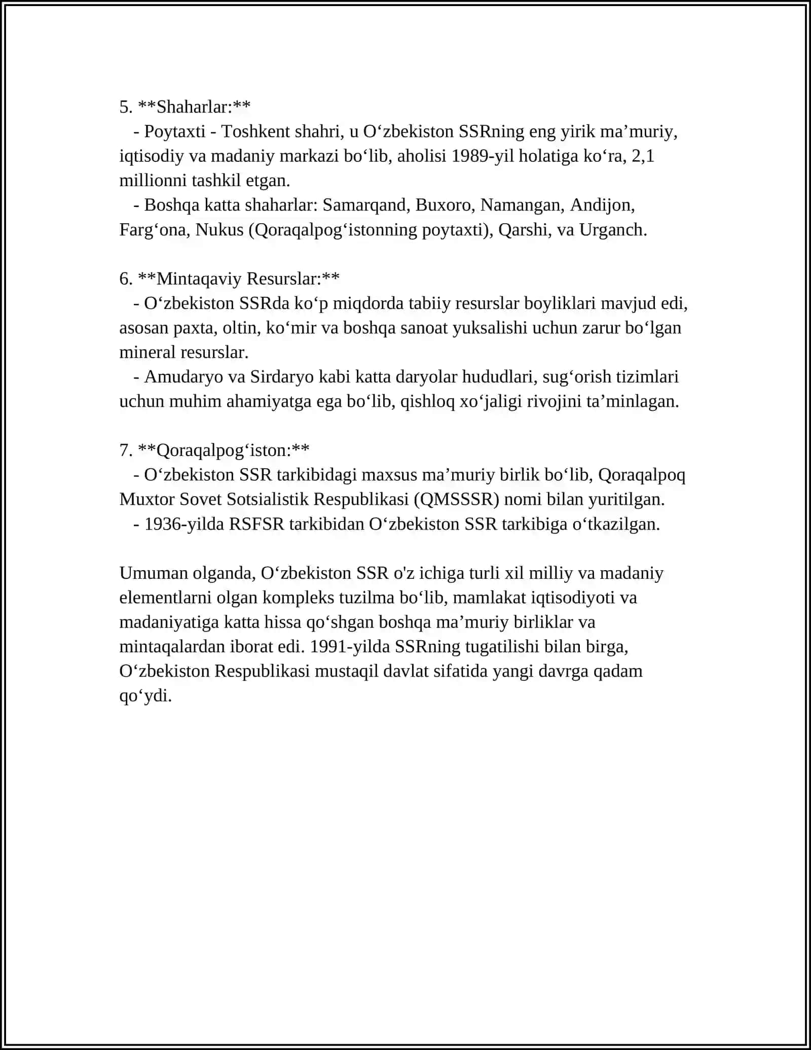 ÓZBEKISTON SSRNING DUZILISHI 4