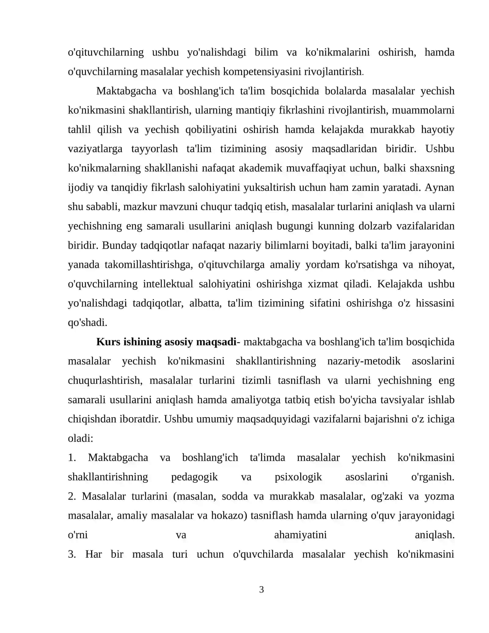 Masala turlari va ularni yechish usullari 4