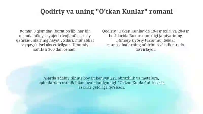 O'tkan Kunlar 4