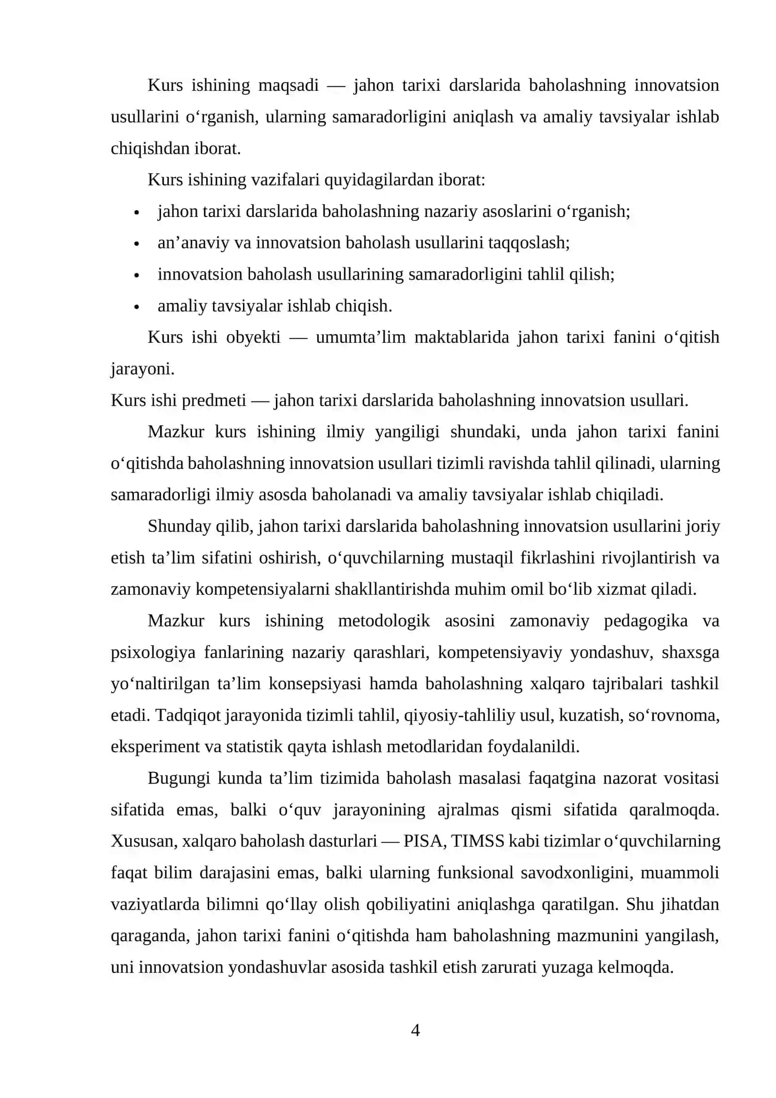JAHON TARIXI DARSLARIDA BAHOLASHNING INNOVATSION USULLARI 4