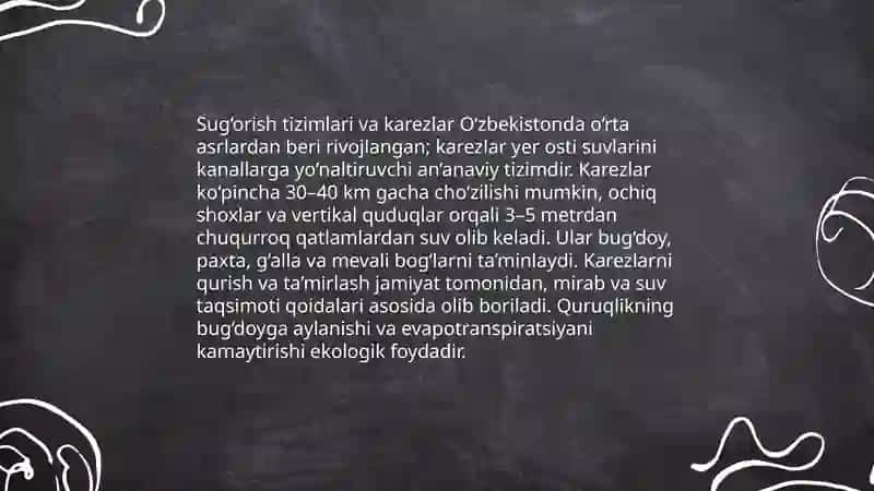 An’anaviy dehqonchilik tizimi 4