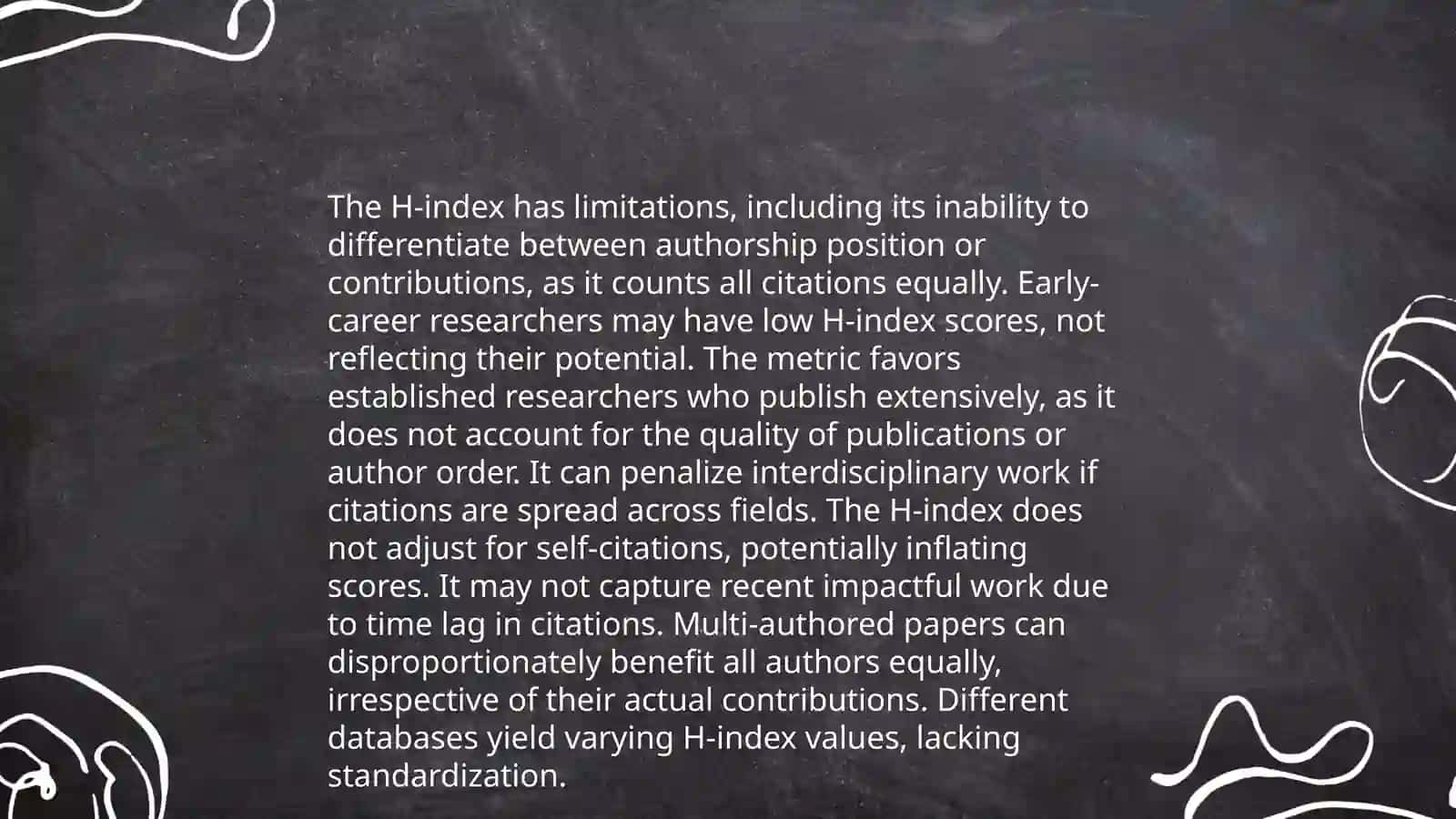 H-Index Calculation Methods 4