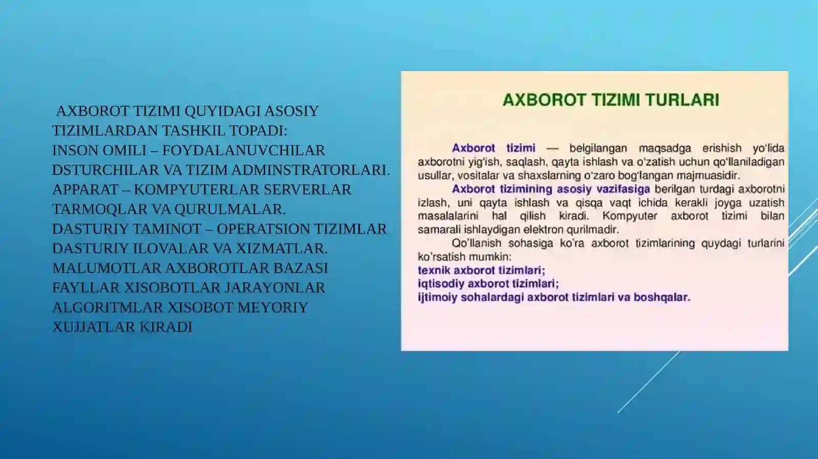 Axborot tizimlari metadalogiyasi 4