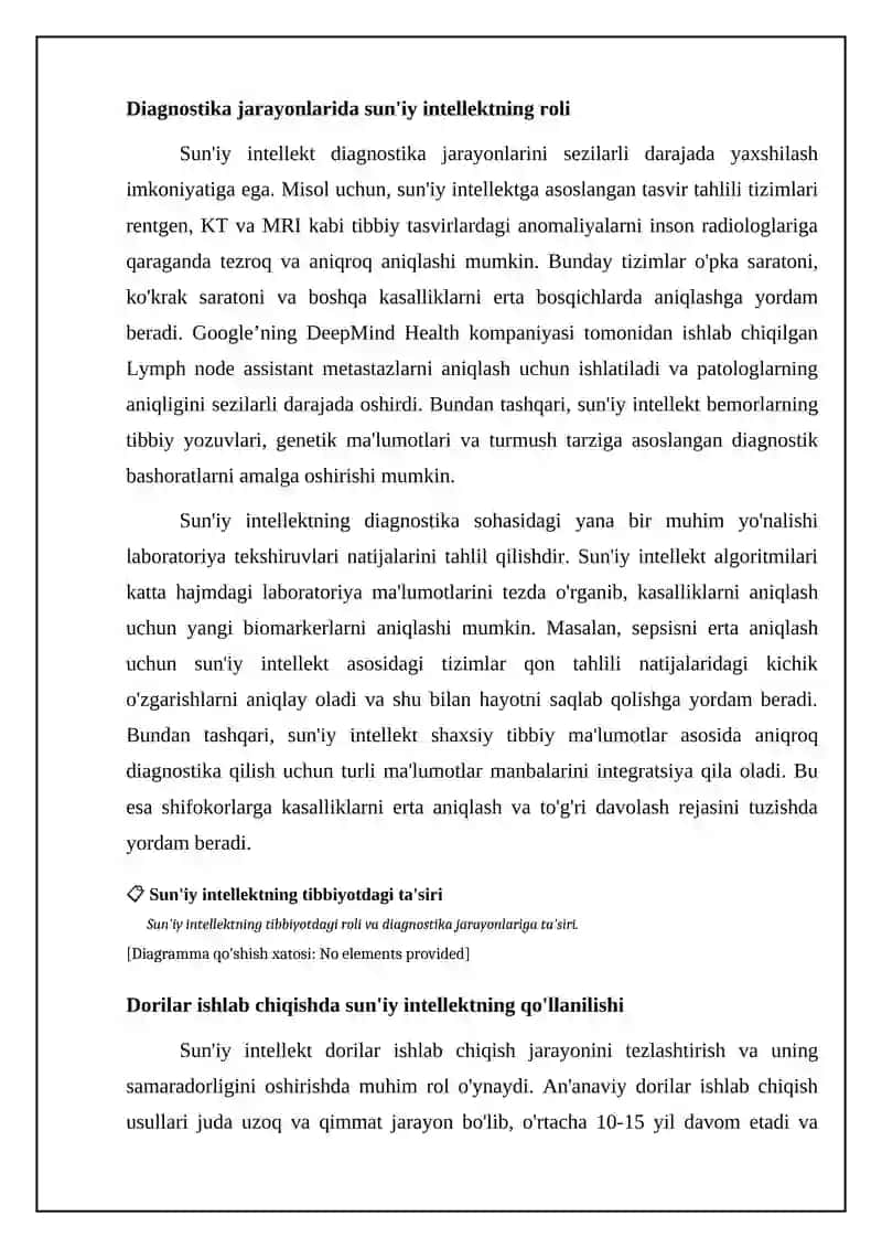 Suniy intellektning tibbiyotga ta'siri 4
