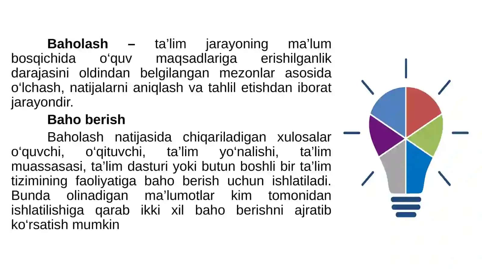 Formativ baholash 4